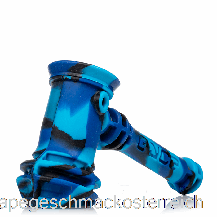 Eyce Hammer Silikon-Bubbler Winter (Schwarz / Babyblau / Blau) Vape-Geschmack